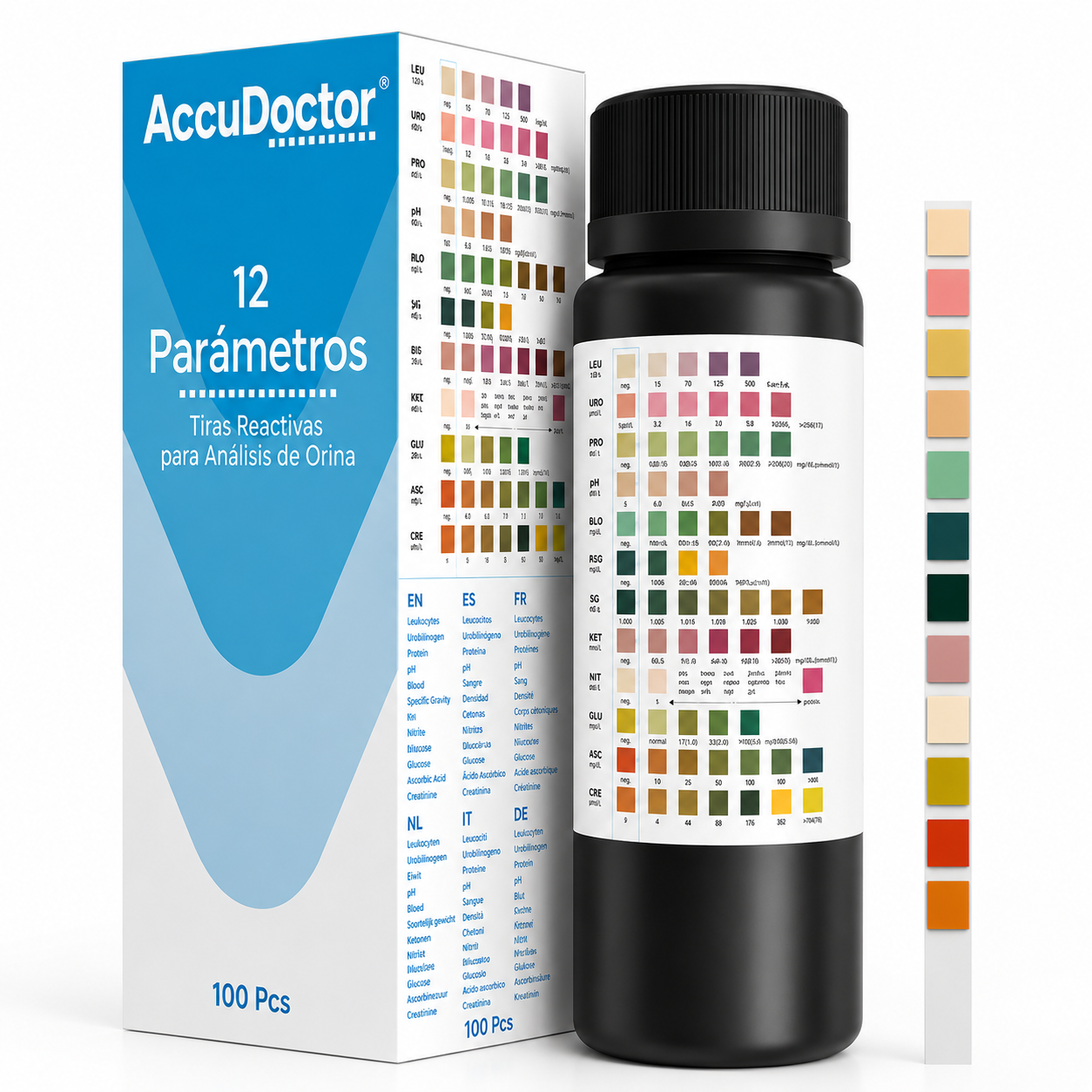 Test de Orina de 12 Parámetros AccuDoctor