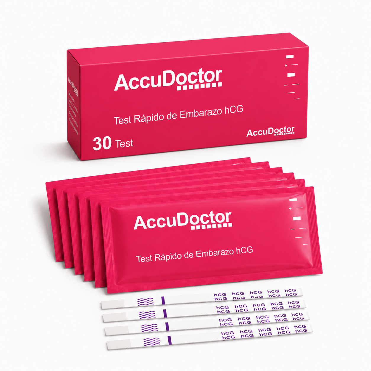30 Test de Embarazo AccuDoctor